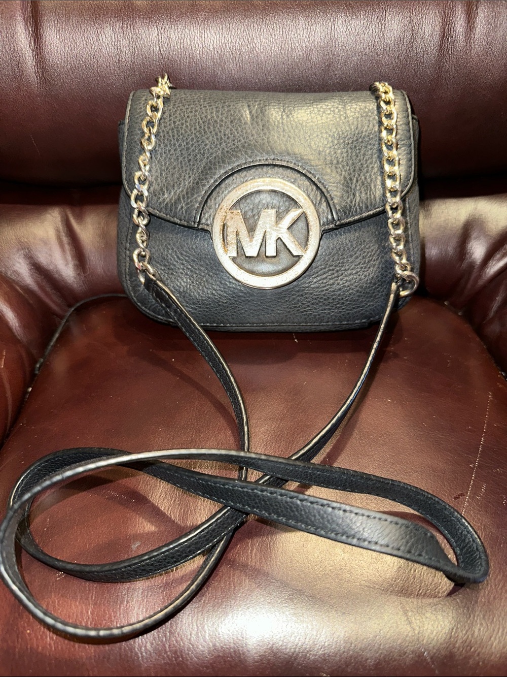 Michael Kors Fulton Leather Crossbody Bag